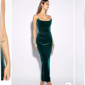 Effie Kats Koi Gown in Emerald